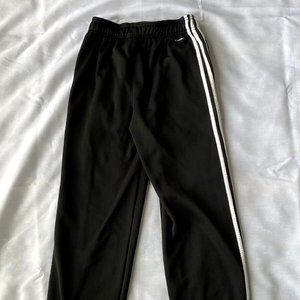 Adidas CLIMAWARM Youth Training Track 3 Stripes Pants Black White Size L (14-16)